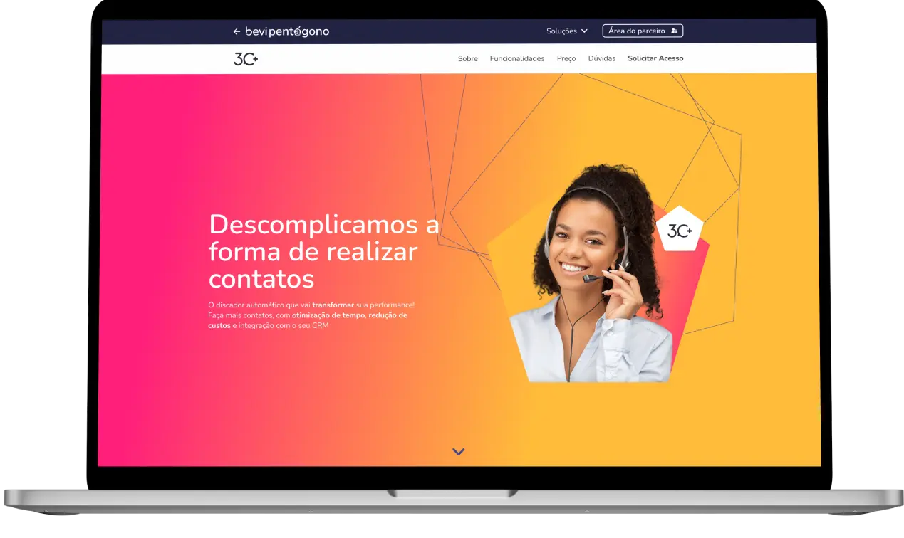 Tela do sistema 3C Plus