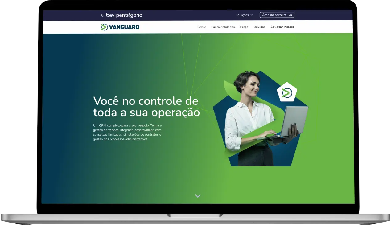 Tela do sistema Vanguard